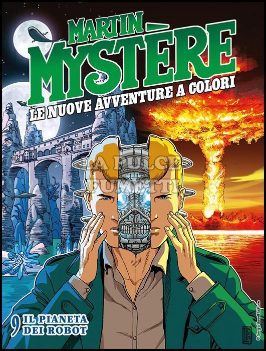 MARTIN MYSTERE GIGANTE # 22 - MARTIN MYSTERE - LE NUOVE AVVENTURE A COLORI 9: IL PIANETA DEI ROBOT